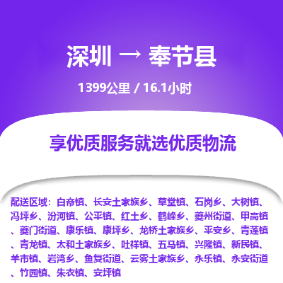 深圳到奉節(jié)縣貨運公司(當天派送）